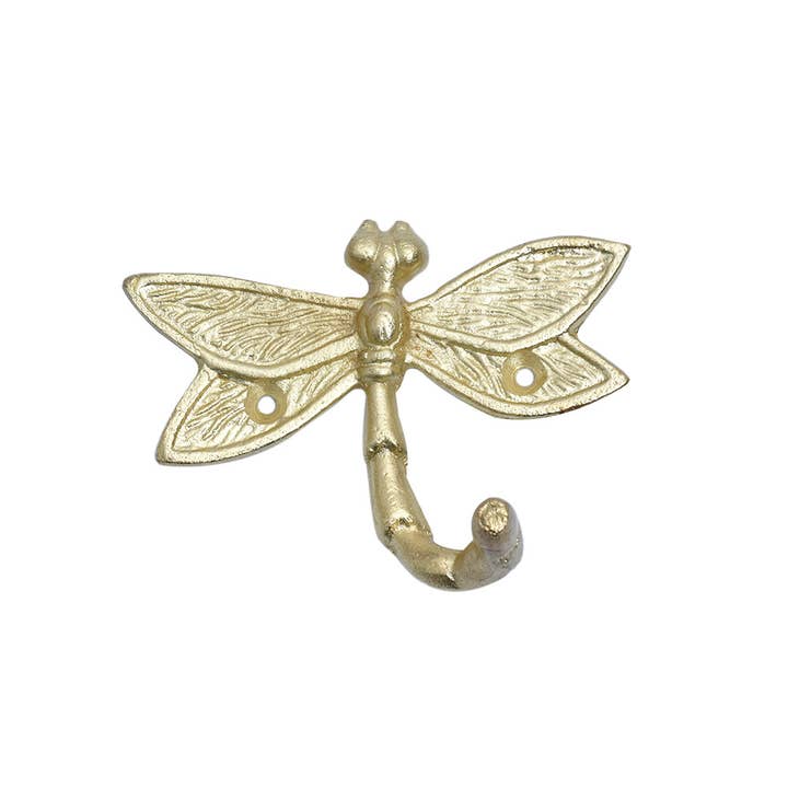 Golden 6 Piece Iron Robe Hooks for Wall Boho Towel Holder for wholesale on Faire1