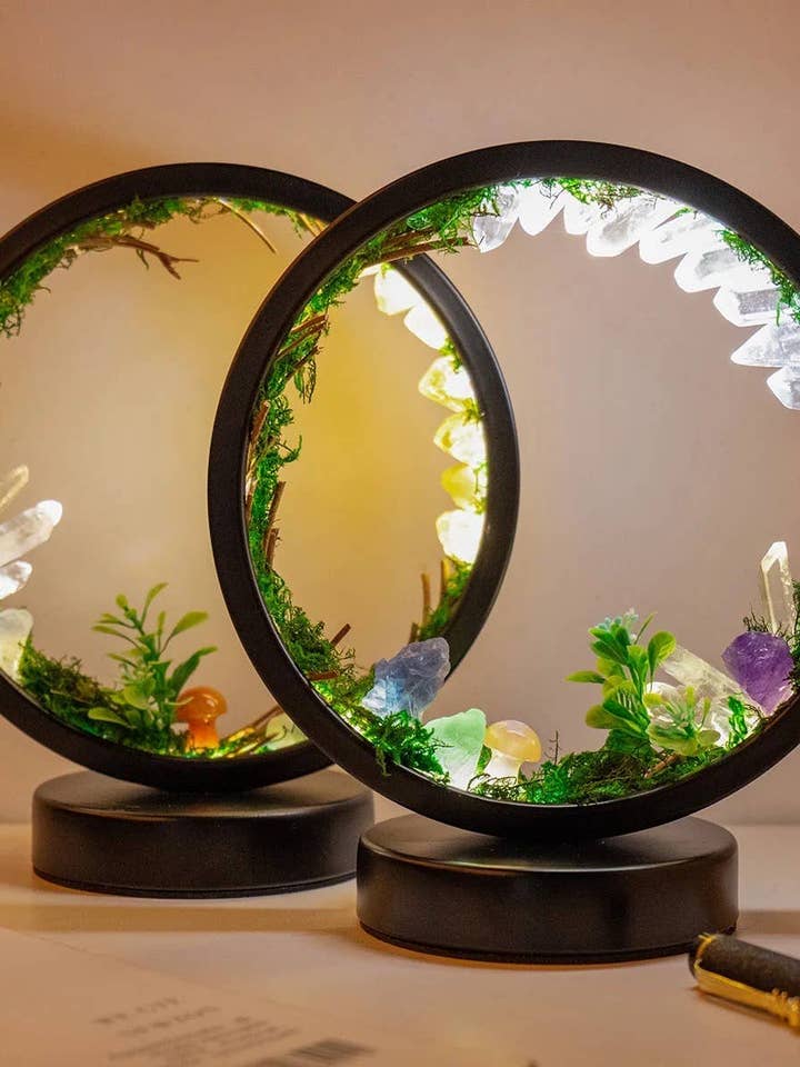 Zen Garden Crystal Night Lamp – LED Gemstone Home Decor for wholesale by Earth's Gems BTQ