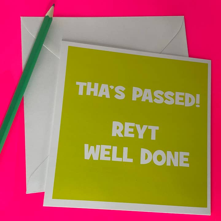 Tha's passed yorkshire card for wholesale by Character Shop