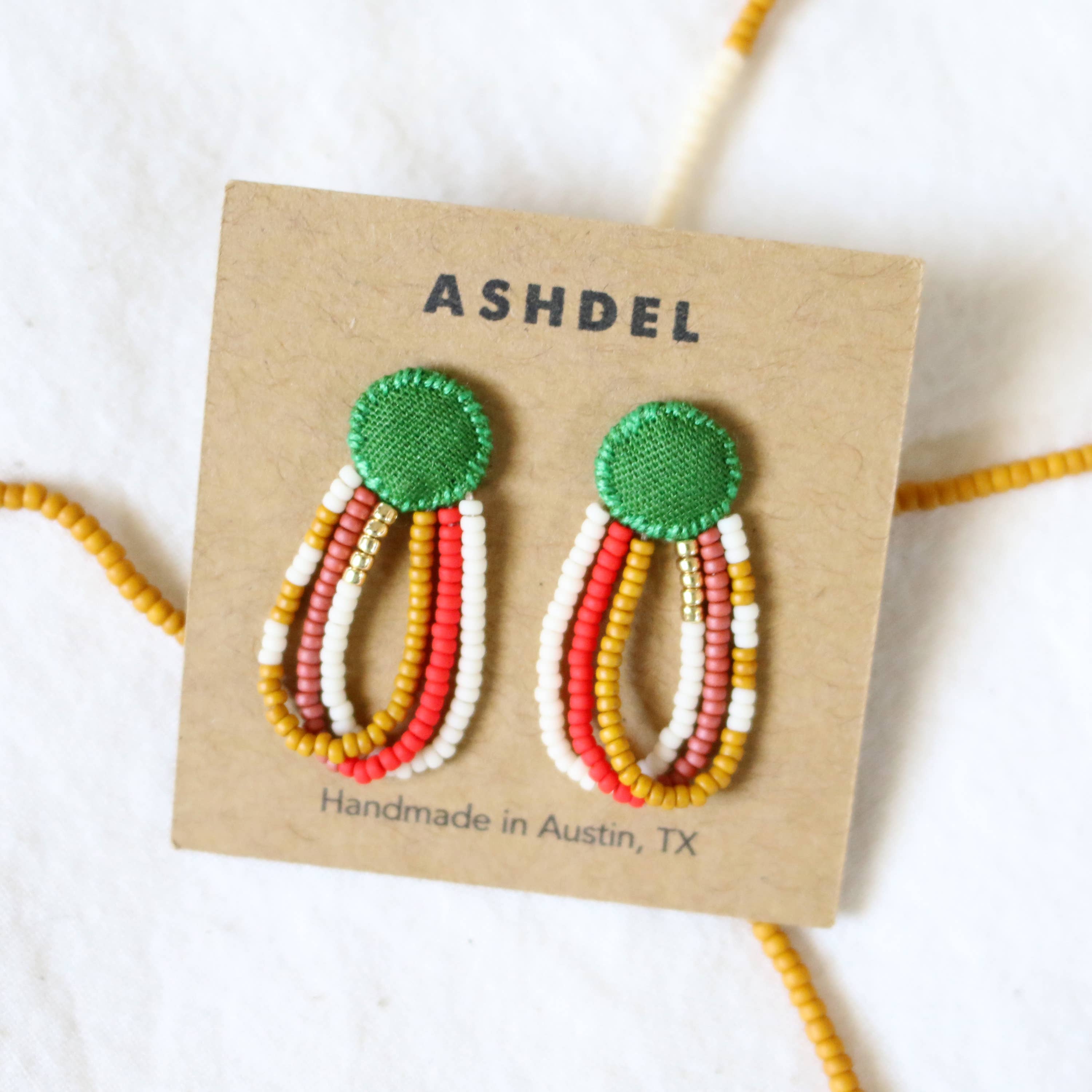 ashdel – wholesale Dangle earrings – Loop Drop Studs7