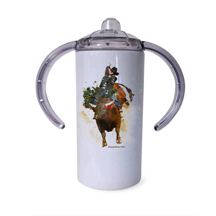 BULL RIDER - Infant & Toddler Western Sippy Cup for wholesale by Remuda Western Wear