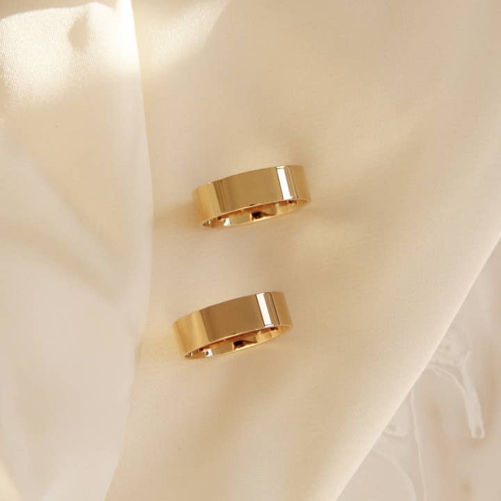 MAIVE - Vendita all'ingrosso Anello midi/a fascia - Anello in acciaio chirurgico di alta qualità Lana5