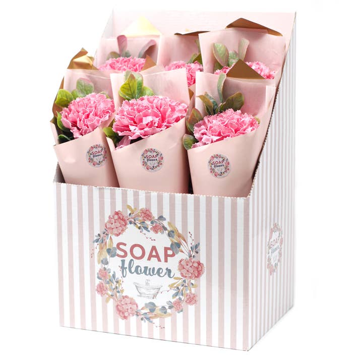 Ancient Wisdom - Wholesale Bath & Body Set - Soap Flower - Carnation Bouquet