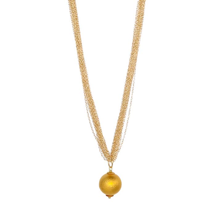 Catherine Page Jewelry - Wholesale Pendant/Charm Necklace - Halo Pearl Pendant Necklace in Gold0
