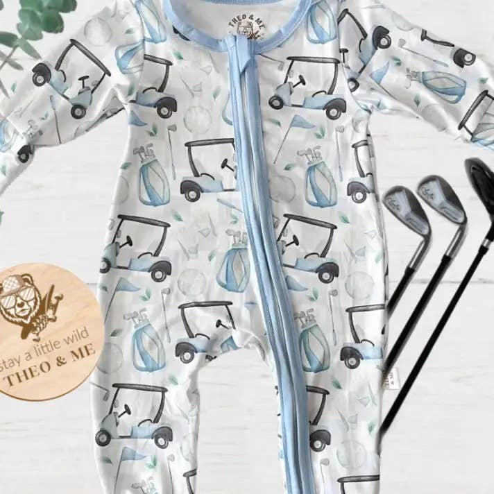 Infant Sleeper Blue Sporting Golf Carts - Just Like Dad and other Purchase Wholesale folding crib. Free Returns & Net 60 Terms on Faire trending on Faire.