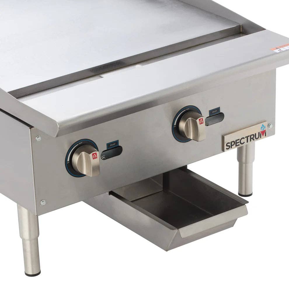 EcoQuality - Wholesale Kitchen Appliance - NGGD-12M-48M, 24" to 48" Manual Control Natural Gas Griddle2