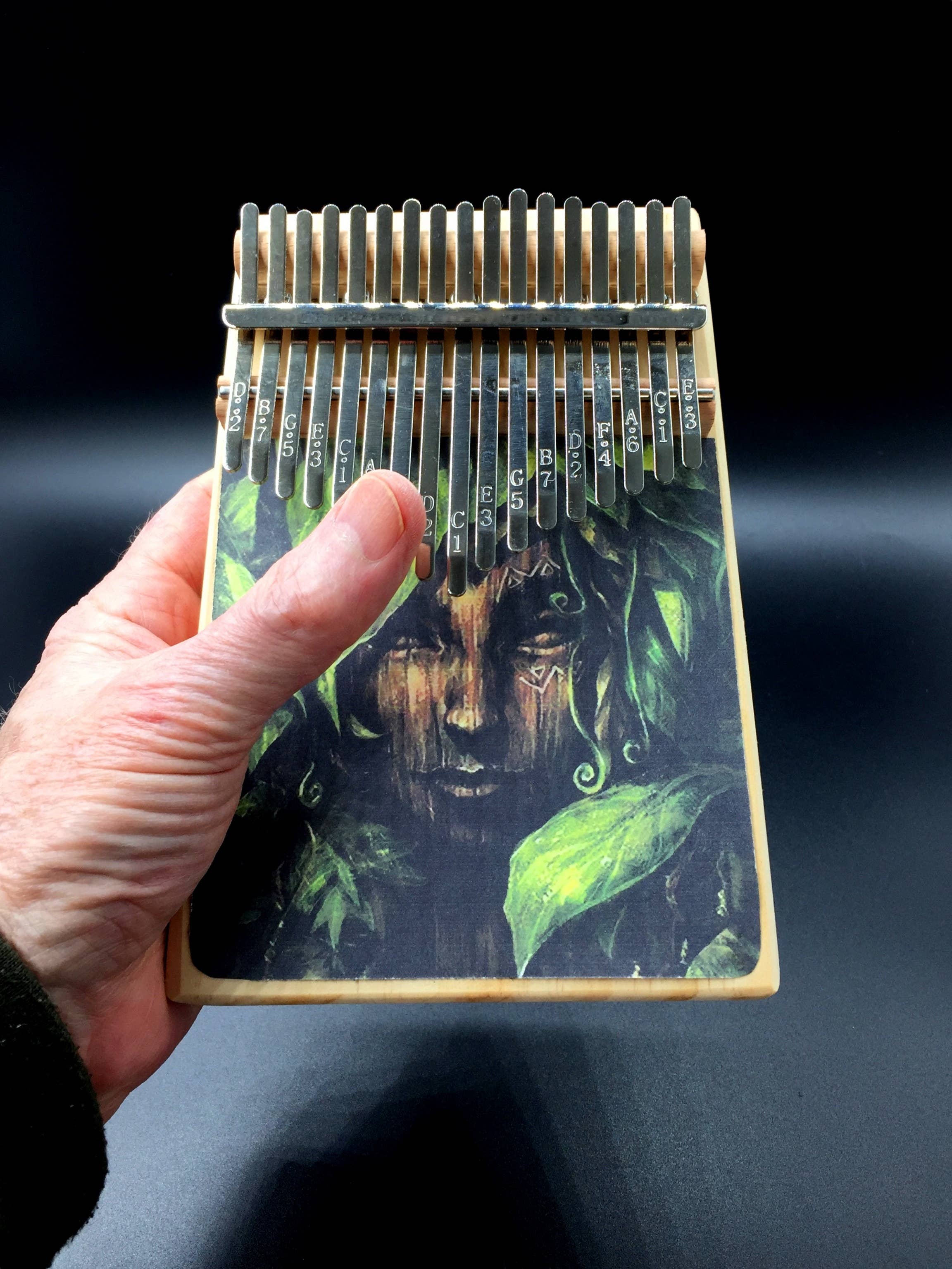 inRhythm - Wholesale Musical Instrument - Kalimba17-Key Thumb Piano with optional Display Stand 2