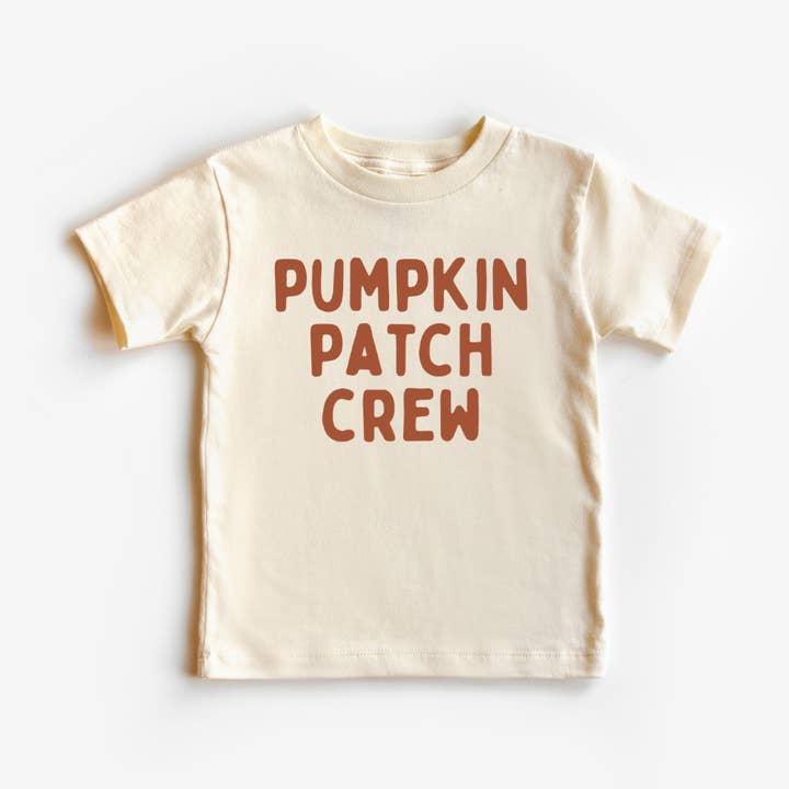 Pumpkin Patch Crew | 100% Cotton Baby Bodysuit or Tee for wholesale by Wildflowers + Cotton