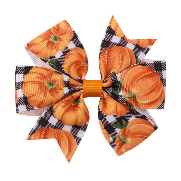 ACCITY - Wholesale Hair Clip - Kids - Thanksgiving Turkey Pumpkin Tail Hair Clip_CWAHA668113