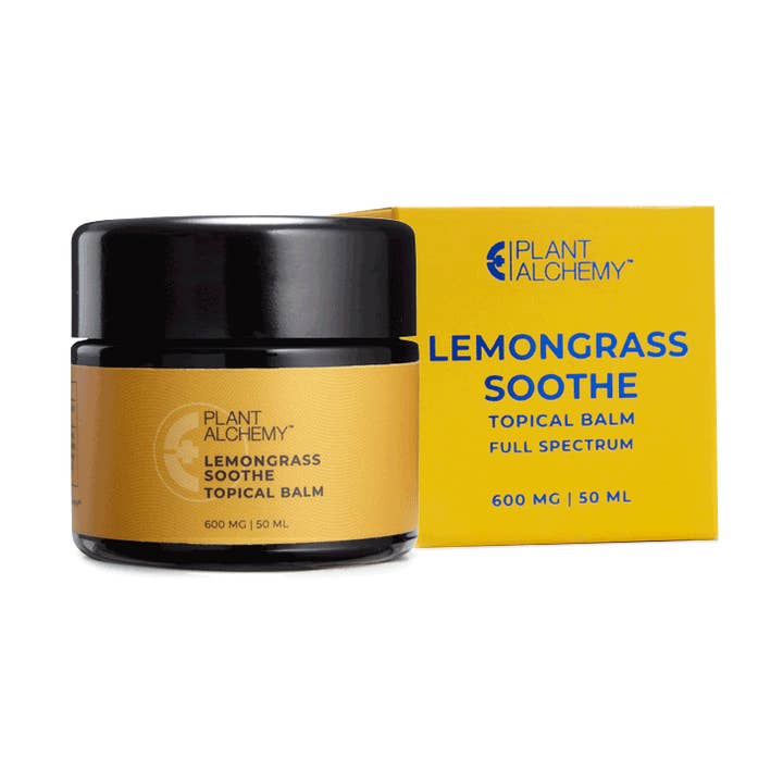 CBD Lemongrass Soothe Topical Balm for wholesale by plant alchemy remedies