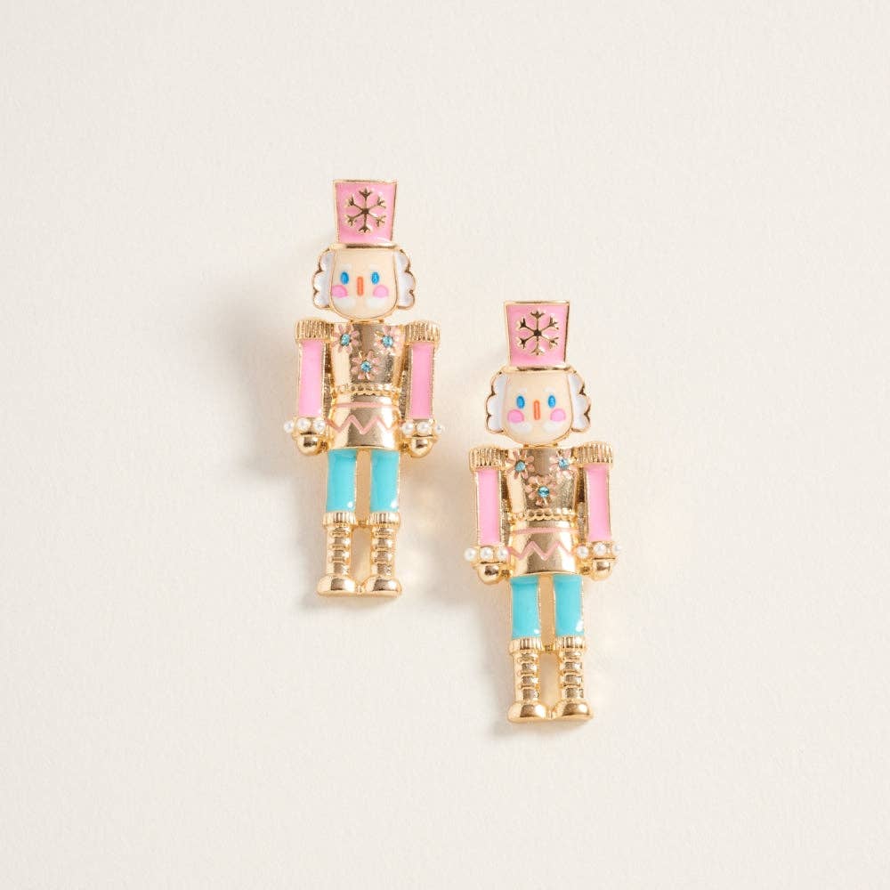 Designature New York – Engroshandel Ørestikkere – Jule-nøddeknækker med perledetalje ørestikker1