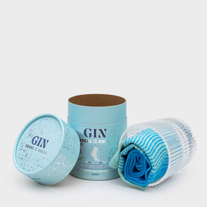 SUCK UK Ltd - USA - Wholesale Gift Bag Set/Pack - Gin Sock on the Rocks
