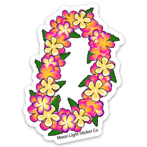 Moon Light Sticker Co – wholesale Klistermärke – Hawaiian Lei klistermärke