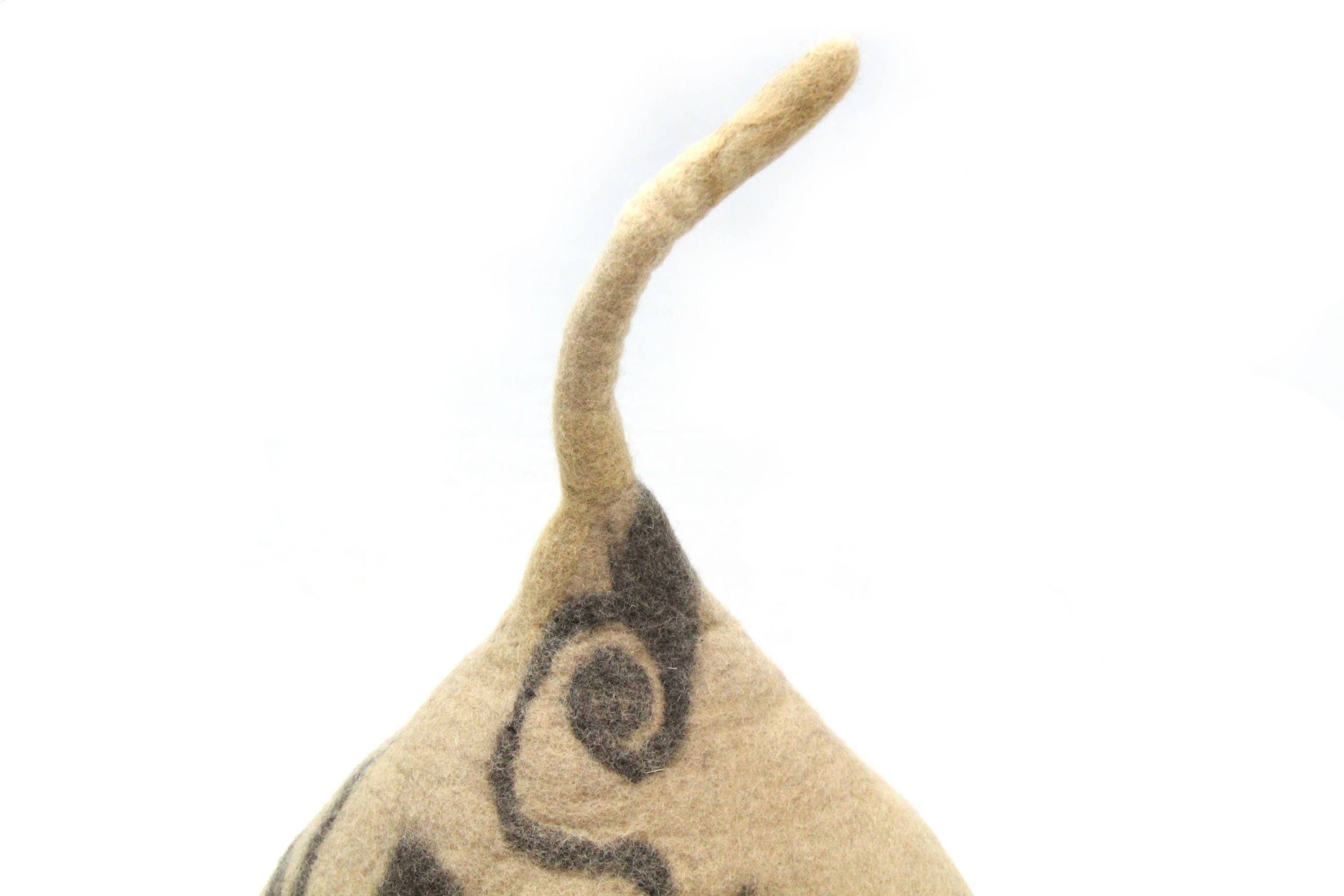 Woollyfelt - Vente Panier – chat et chien - Maison de Chat en Feutre de Laine Faite à la Main3