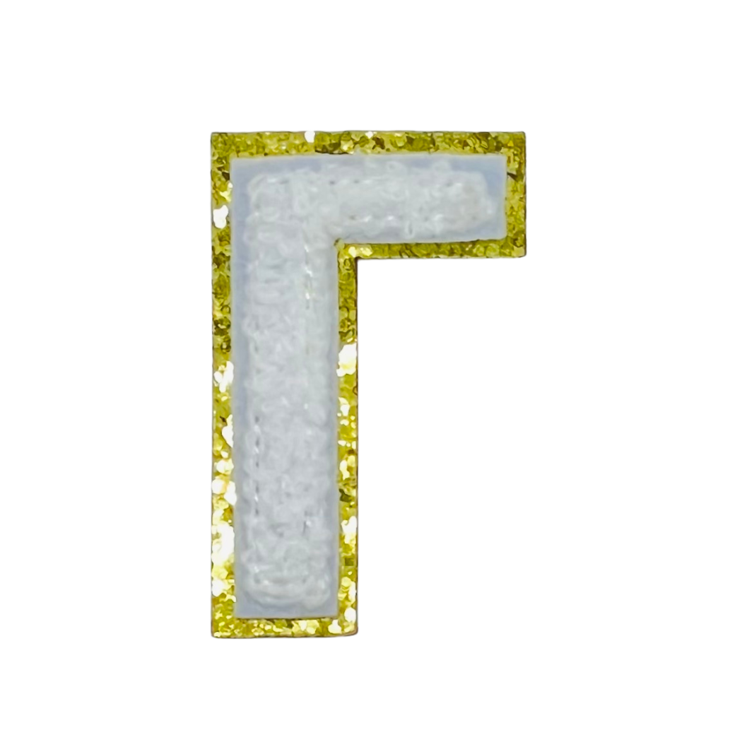 Sarahndipity Shop - Vente Écusson - Écusson autocollant en forme de lettre grecque en chenille/sequins10