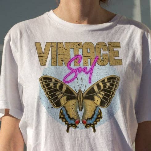 STRONG N FREE CDN - Wholesale Screen Printed T-Shirt - Women's - Vintage Boho Soul T-Shirt or Sweatshirt - Perfect for the Hi0