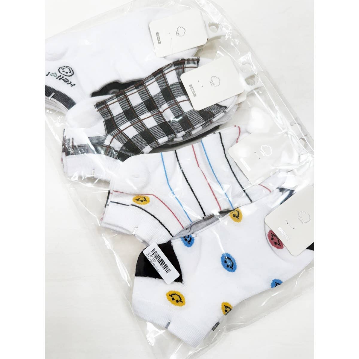 MIX COLOR Assorted Smiley Designs All Year Long Socks for wholesale on Faire6