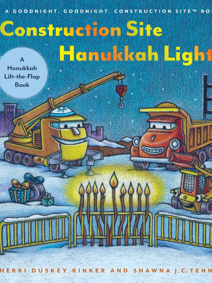 Construction Site Hanukkah Lights for wholesale by Chronicle Books