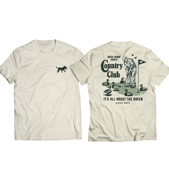 All About The Green SS- Bunker Tan for wholesale by Back Down South Clothing