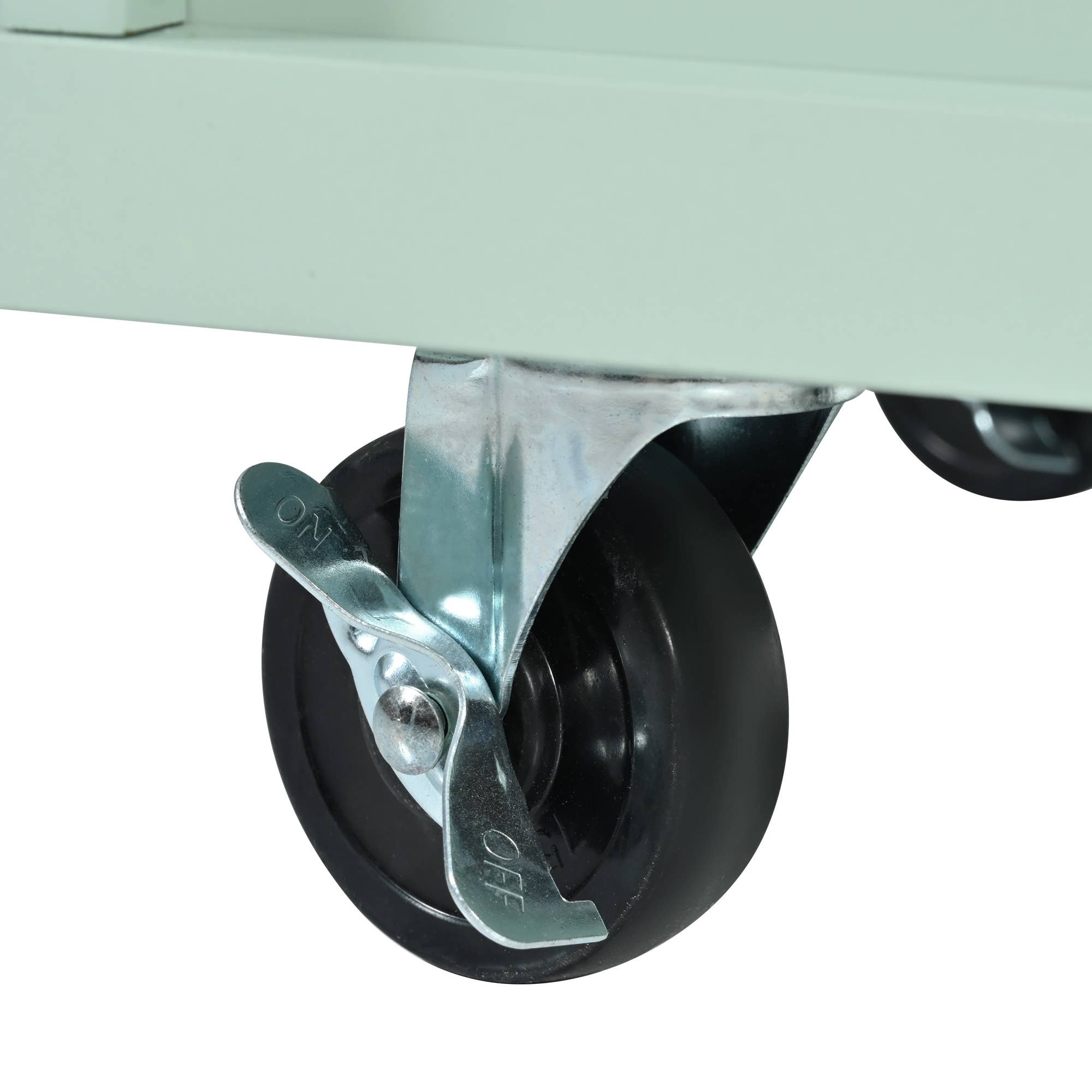 HOMYCASA DESIGN INC - Wholesale Kitchen Storage/Organizer - Mint Green Rolling Work Cart & Drop Leaf Adjustable Storage11