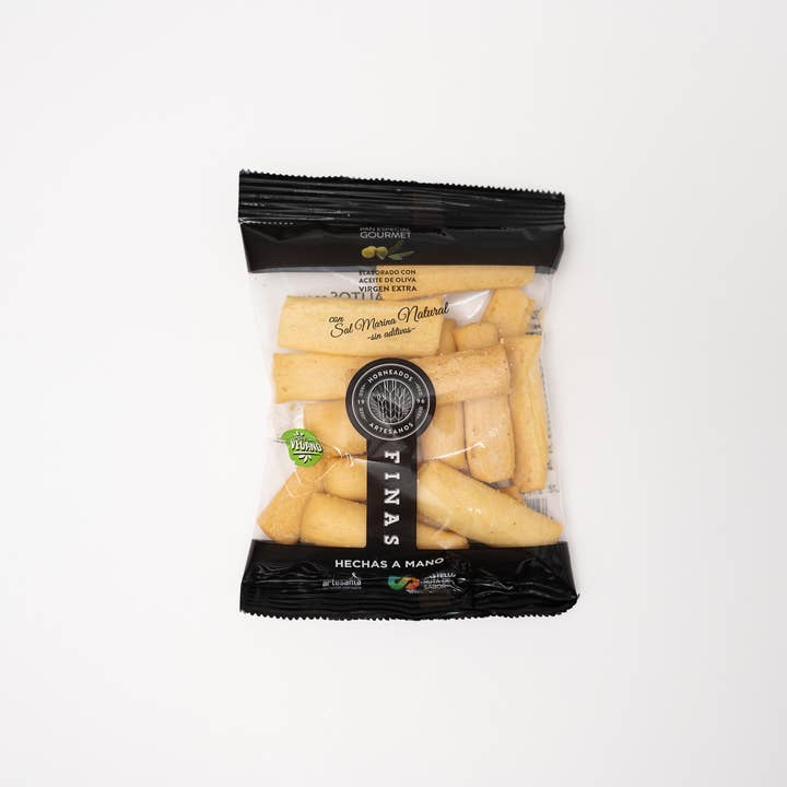 Pack breadsticks with salt 30 g for wholesale by Finas Horneados