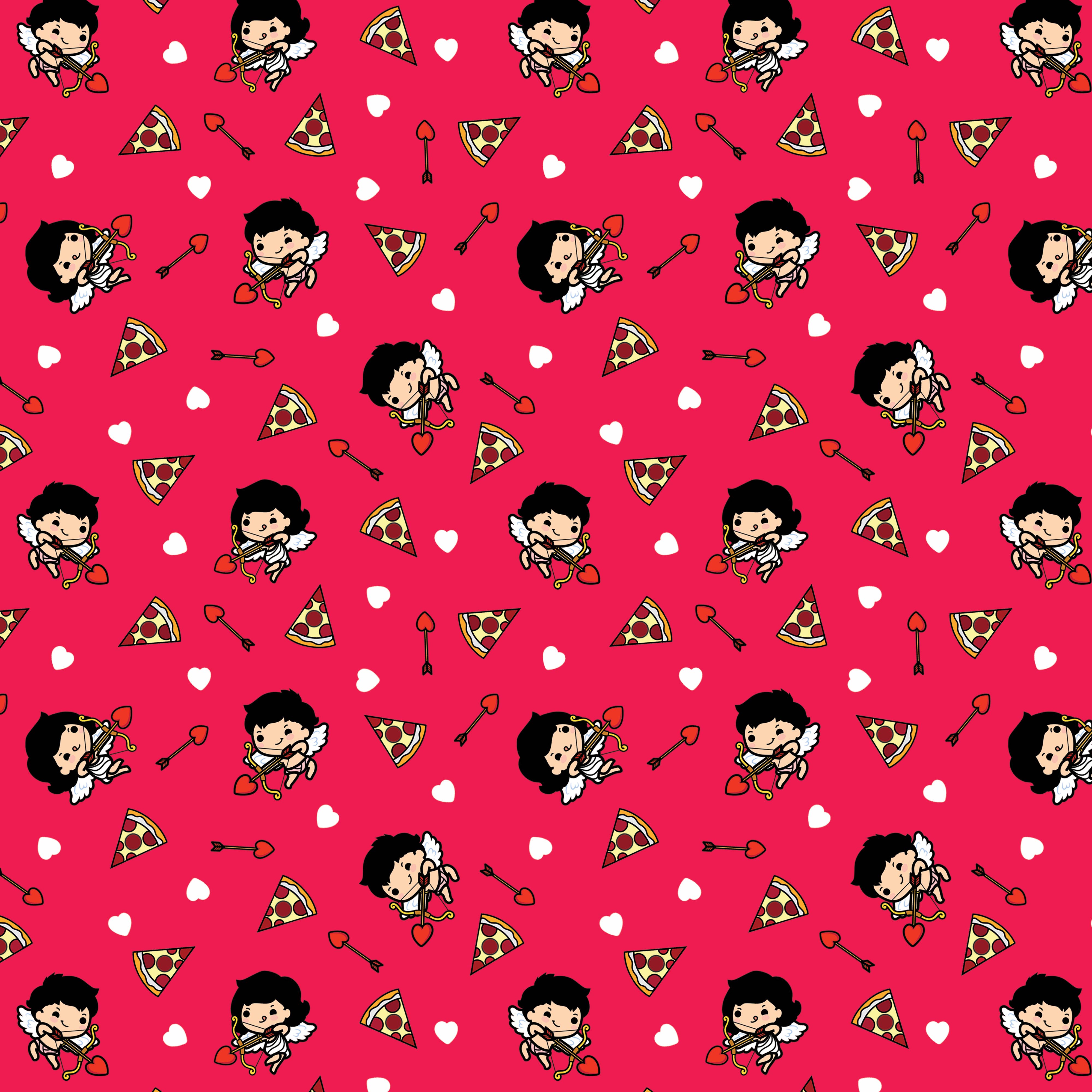 Pancake Paperie - Wholesale Wrapping Paper Roll - GIFT WRAP - Pizza My Heart1