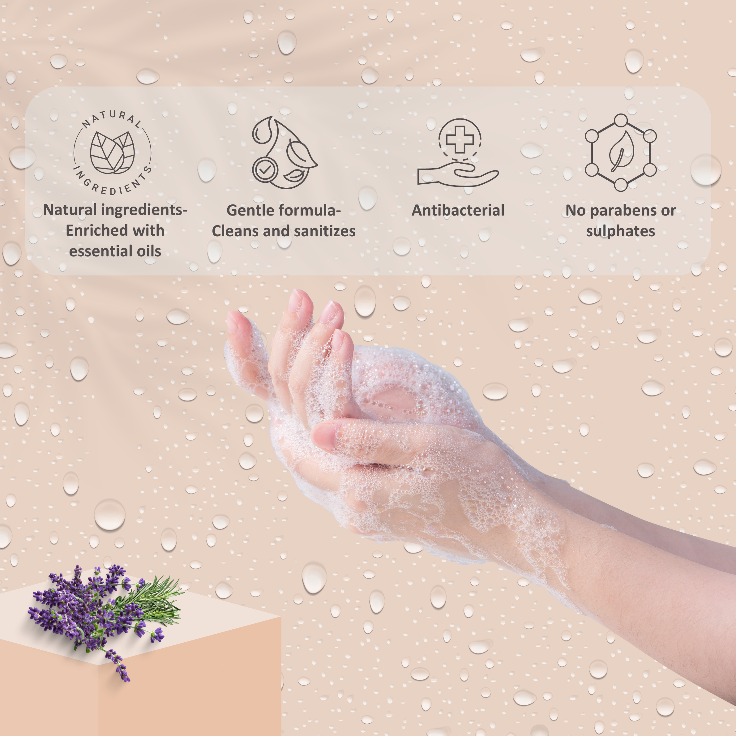 nontre.co - Wholesale Hand Soap/Wash - Natural Hand Wash 300ML, Bergamot & Rosemary9