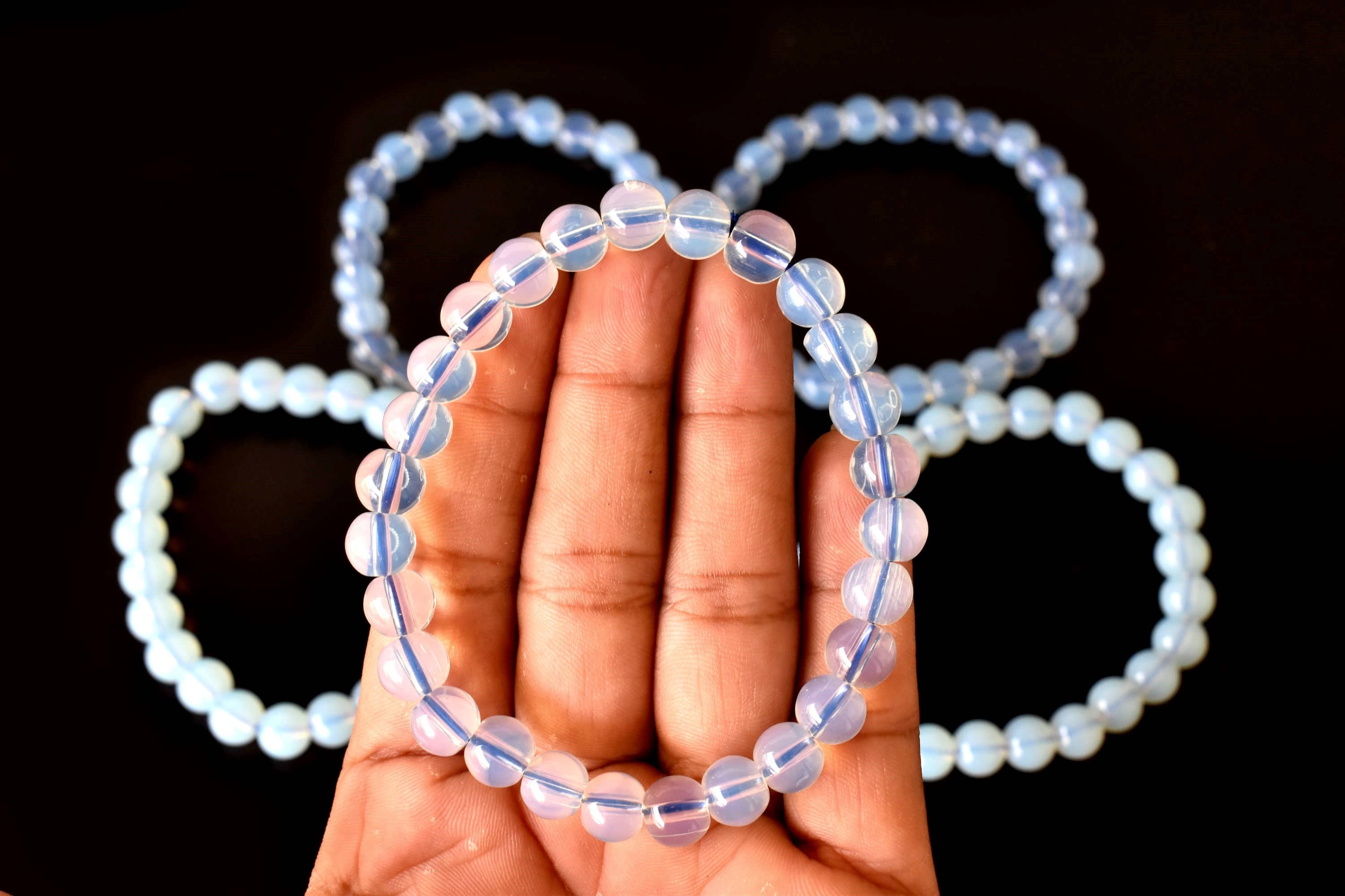 Soothing Crystals - Wholesale Beaded Bracelet - Healing Bracelet | Synthetic Opal | Gemstone Bracelet4