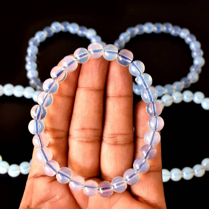 Soothing Crystals - Wholesale Beaded Bracelet - Healing Bracelet | Synthetic Opal | Gemstone Bracelet4
