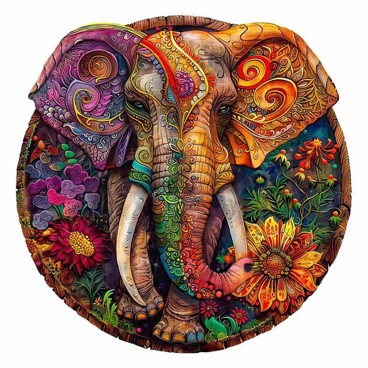 Enchanted Elephant - Jigsaw Puzzle for wholesale by Crafthub