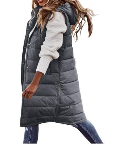 Queen Fashion – wholesale Jacket – Women's –  trendy women's vest hooded layering piece13