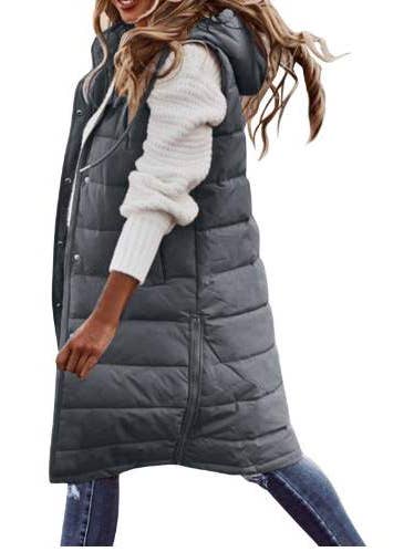 Fashion Combination - Wholesale Jacket - Women's - sleeveless long cotton padded jacket vest coat14