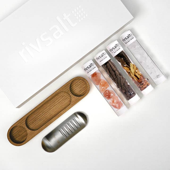 RIVSALT™ - SPICE TASTERS GIFT BOX for wholesale by RIVSALT™ Scandinavian design for foodies