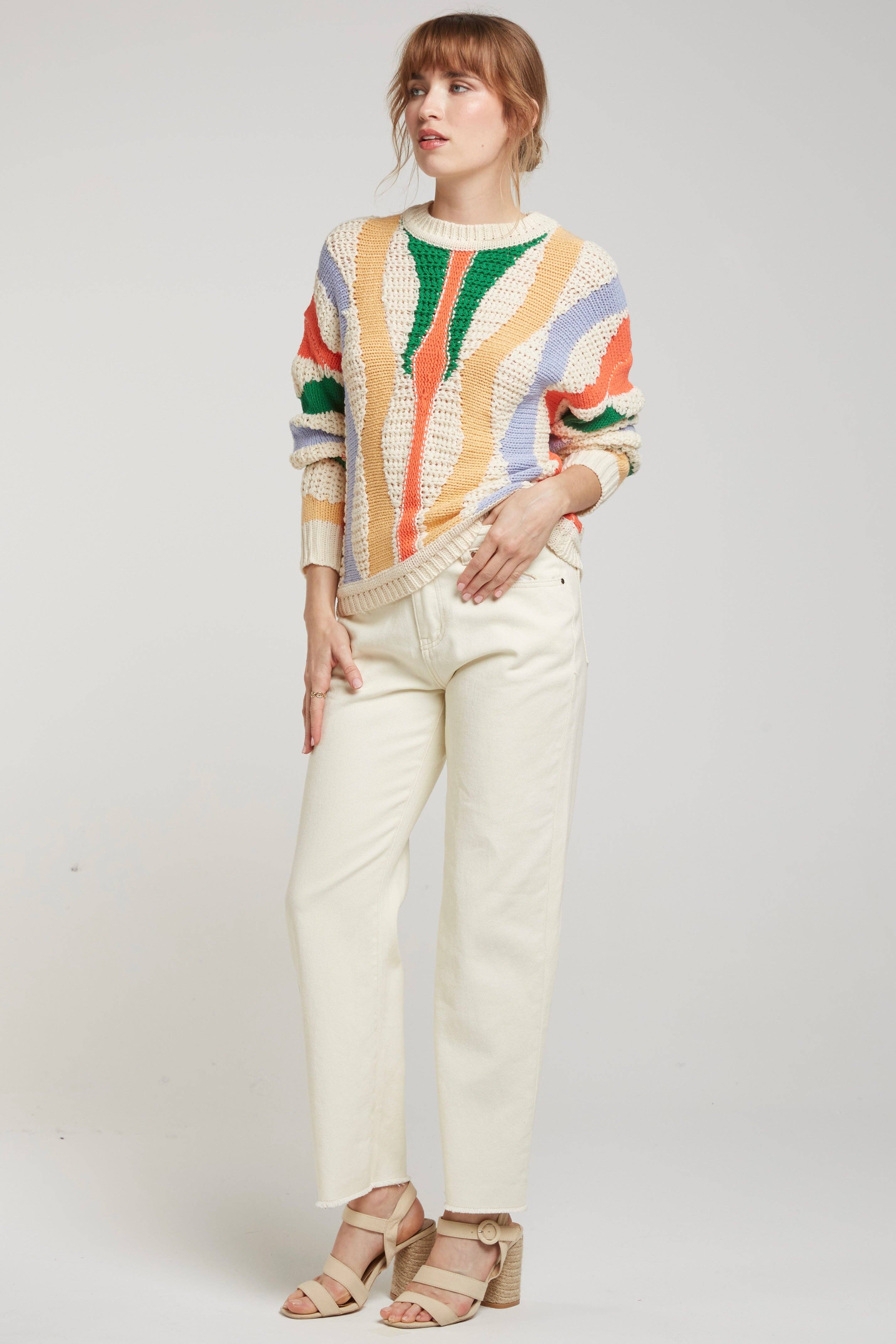 ORANGE BABACOOL - Trendy colorful knit sweater for wholesale on Faire1