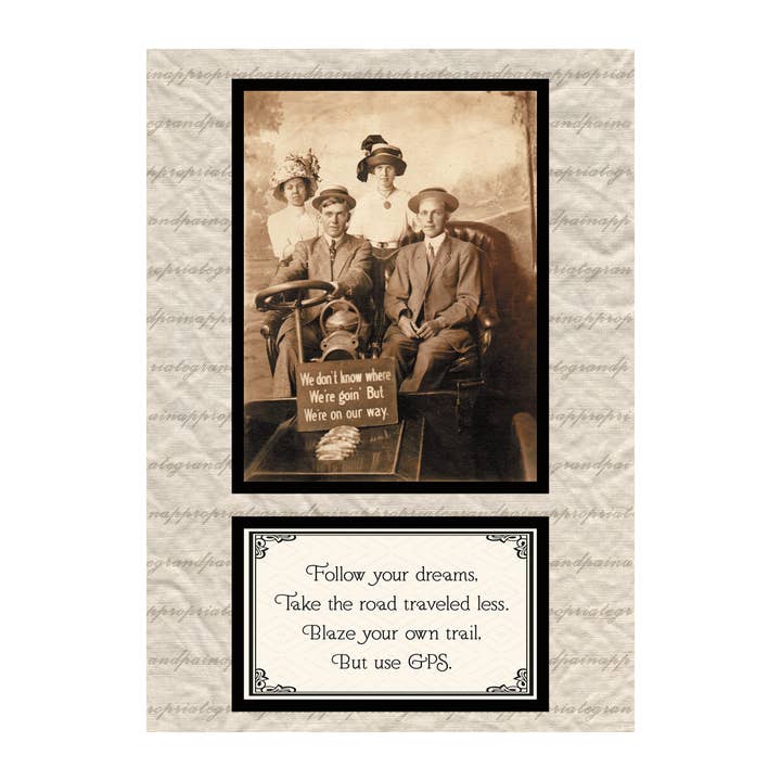 Grad/Farewell - Follow Your Dreams for wholesale by Inappropriate Grandpa Cards