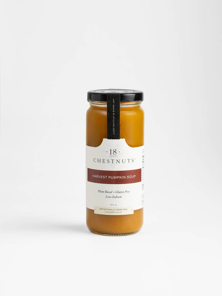 Harvest Pumpkin Soup for wholesale by 18 Chestnuts Soups