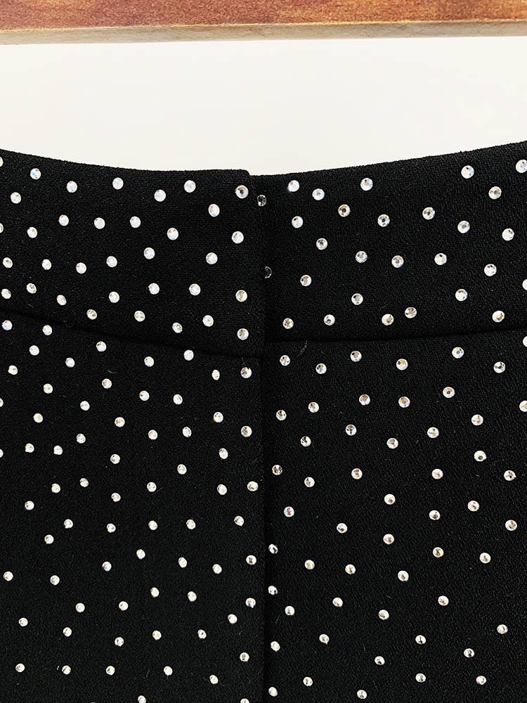 Productseeker – wholesale Suit set – Women′s – SET104 Elegant Diamond Blazer & Skirt Suit8