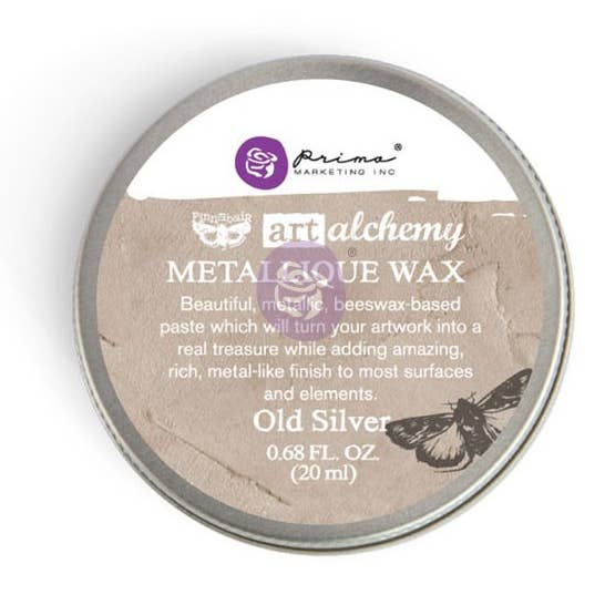 Art Alchemy Metallique Wax Old Silver 6,8 oz 20 ml für den Großhandel von Art Philosophy