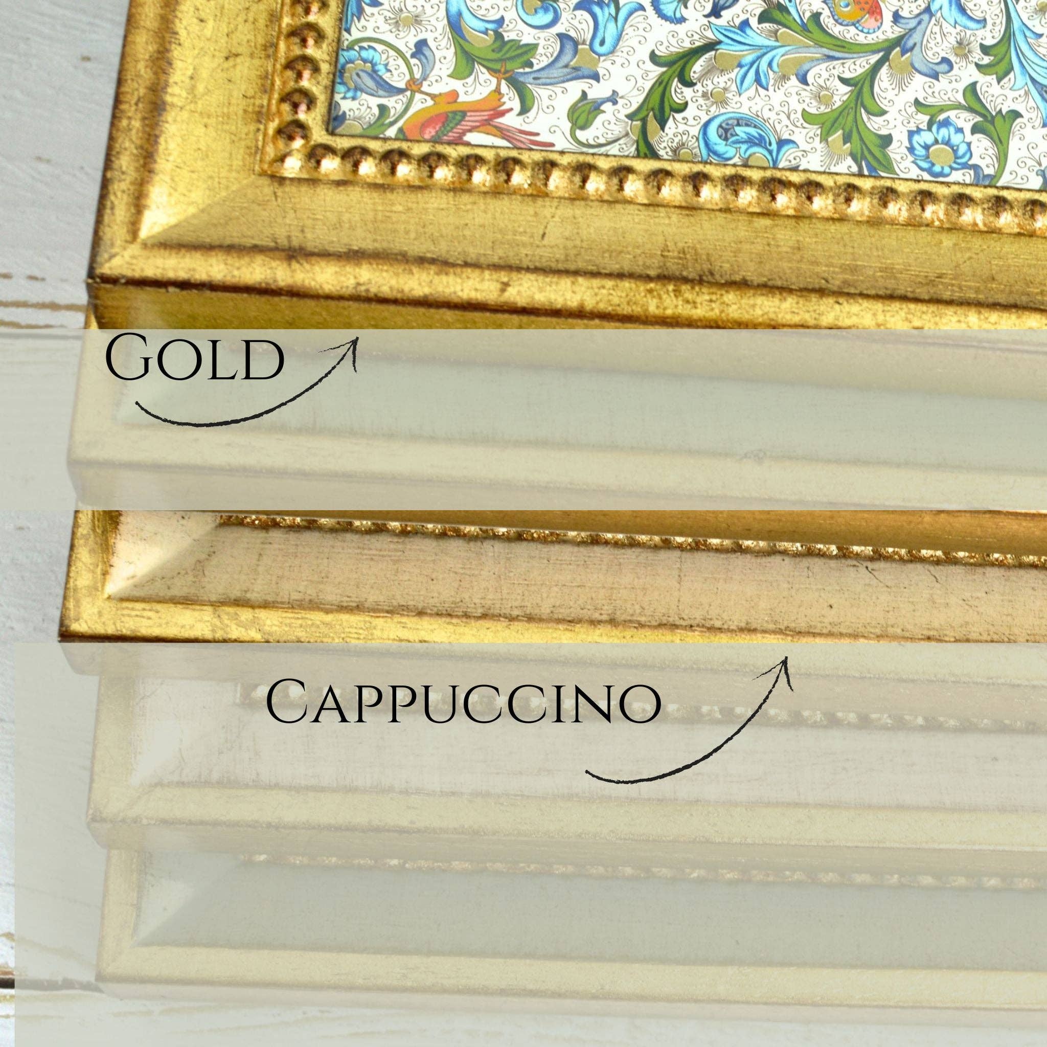 Via Graceffo - Wholesale Picture Frame - Italian Florentine Carved Wood Beaded Photo Frame, 4x6, 5x7, 8x105