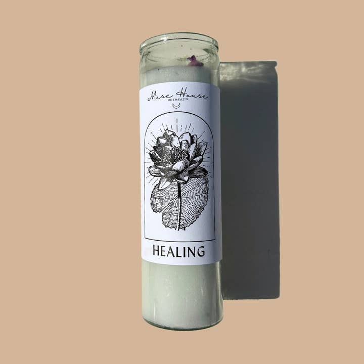 The Healing Ritual Candle for wholesale by Muse House Retreat