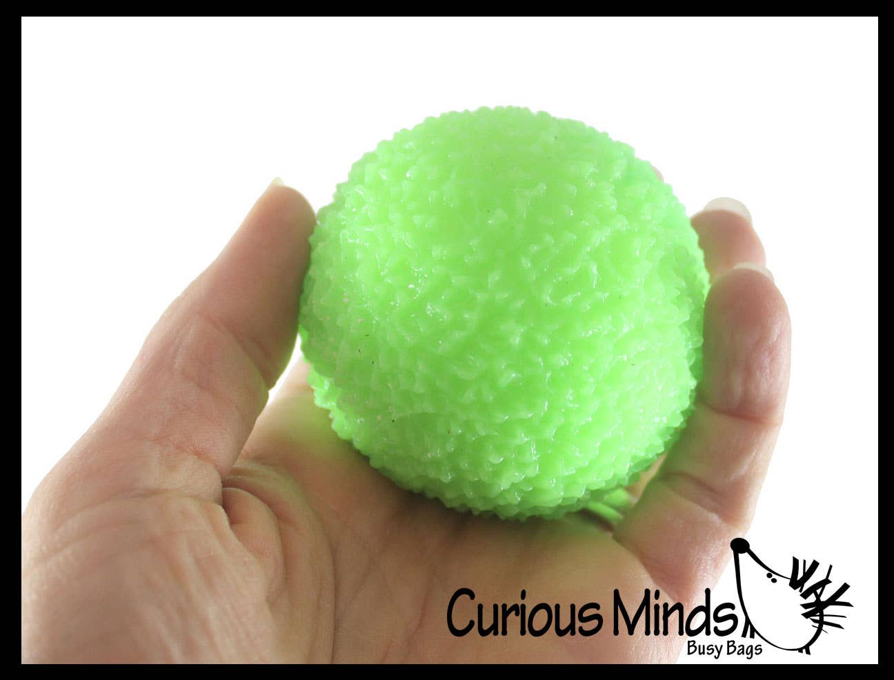 Curious Minds Toys – Engroshandel Stressaflastningsbold/-æltemasse – 1 Boxed 2.5" Tekstureret Doh Filled Stress Ball - Glob Balls -8