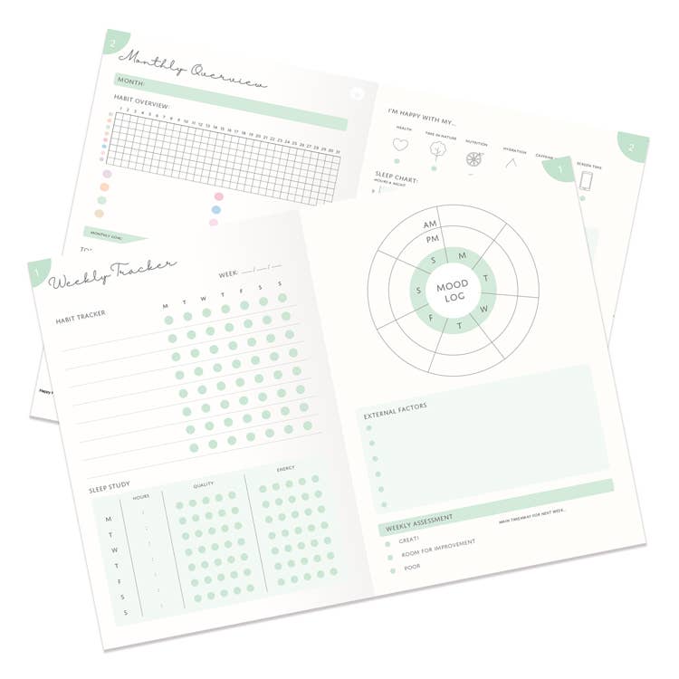 Portico Designs - Wholesale Journal/Diary - Rituals Happy Habits Guided Productivity Journal/Planner4