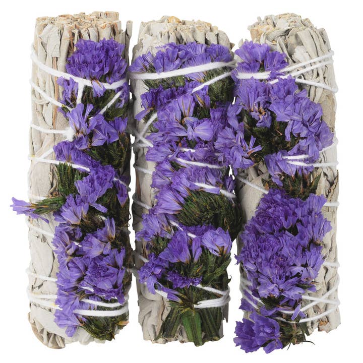 Benjamin International - Wholesale Sage Bundle - White Sage With Blue Sinvata