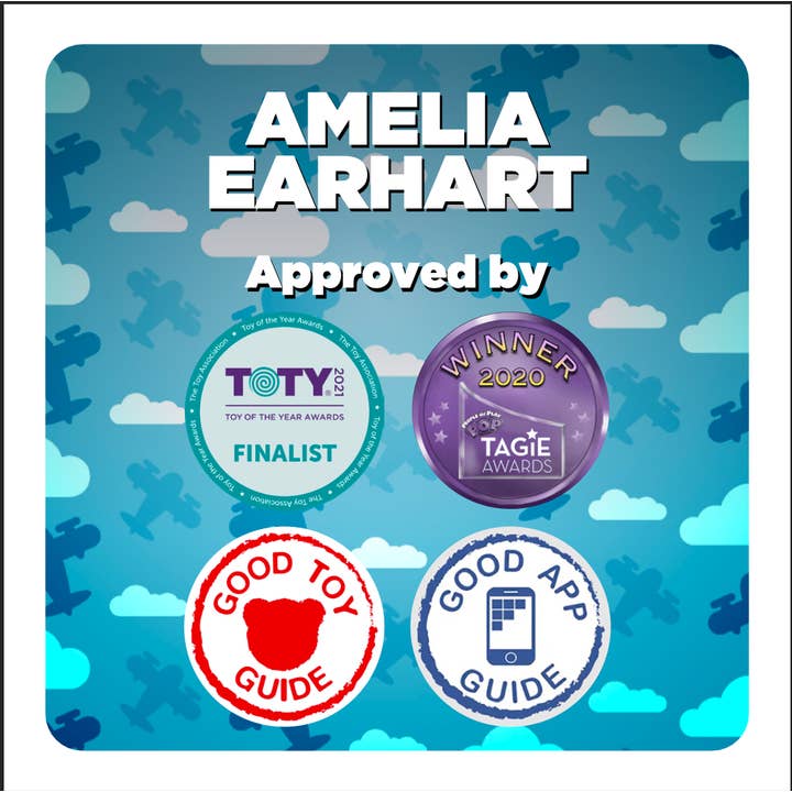 Little Rebels – Großhandel Kuschel-/Plüschtier – Kind & Baby – Amelia Earhart Plüschpuppe: Inspirierend und interaktiv6