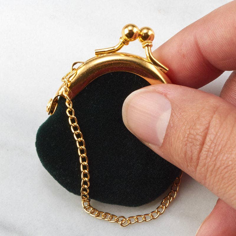 Factory Direct Craft - Wholesale Purse/Bag Accessory - Unisex - Small Velveteen Doll Purse - Select Color + Size5