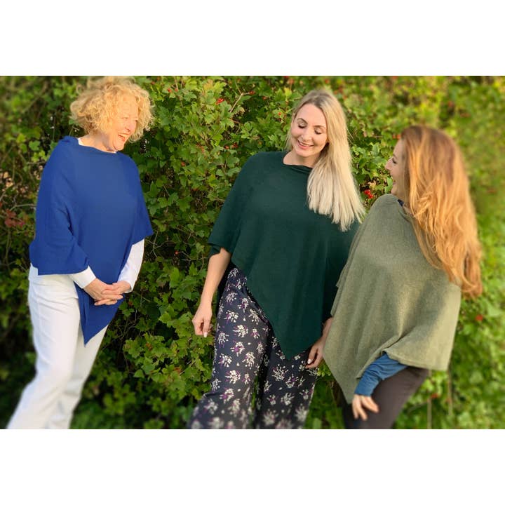 Creatico - Wholesale Poncho – Women's - House of Conti Firenze Cashmere Blend Italian Poncho Regular66