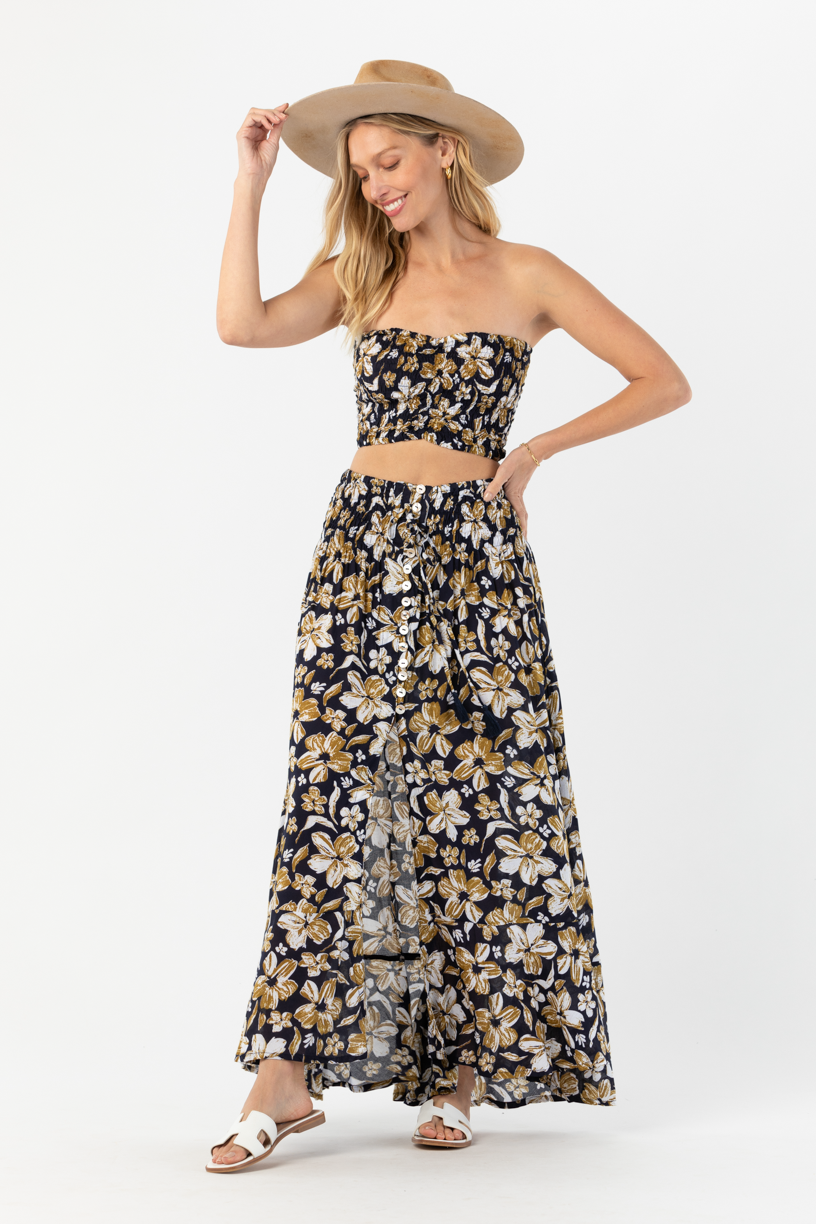 Lihue Nero Top corto senza maniche Hollie in vendita all'ingrosso su Faire5