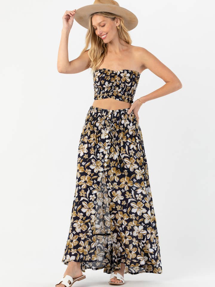 Lihue Noir Haut court sans manches Hollie en vente sur Faire5