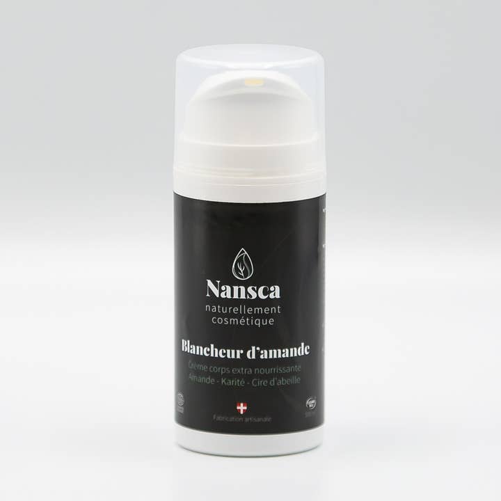 Blancheur d'amande: Crème corps extra nourrissante pour la vente par Nansca