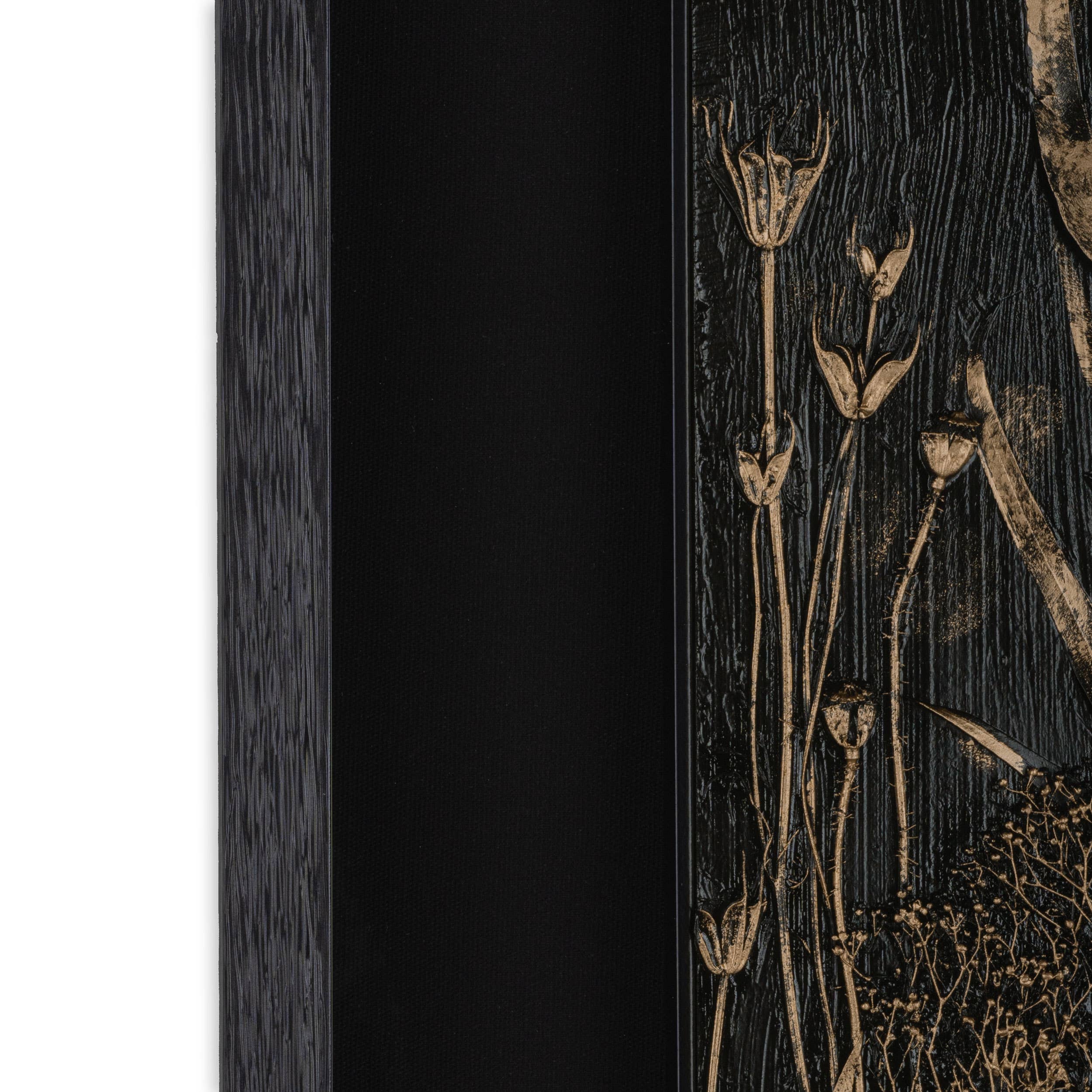 Black Midnight Blossom II, Shadow Box for wholesale on Faire3